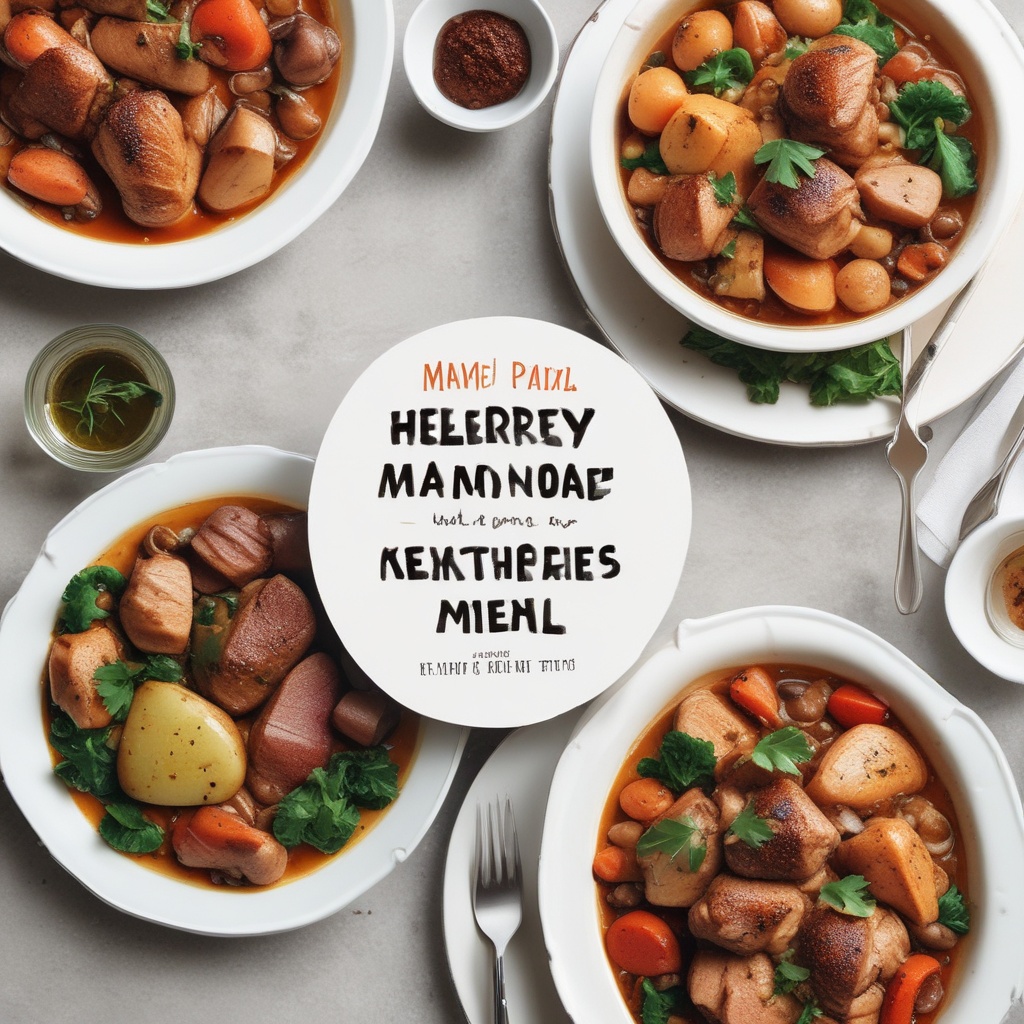 Hearty main course meals